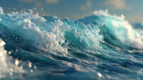 汹涌澎湃的海浪