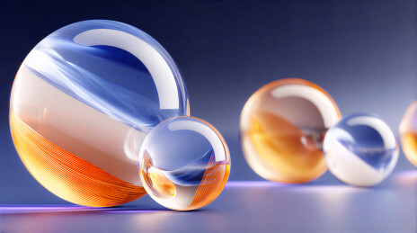 彩色透明玻璃球