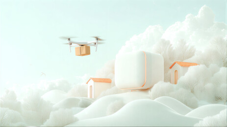 无人机送货场景