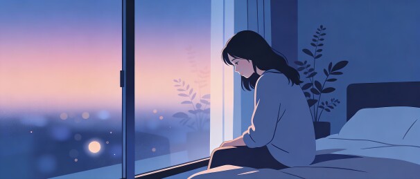 窗前失眠的人