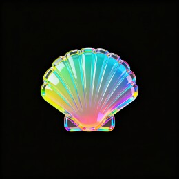 炫彩贝壳闪耀夺目