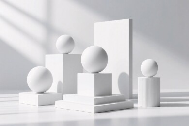 几何体球形简约设计