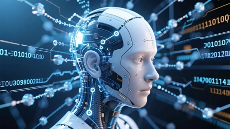 人形机器人数字科技画面