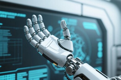 未来机械手与科技界面