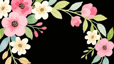 花卉装饰插画