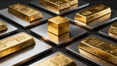 金砖 金块 陈列 贵金属