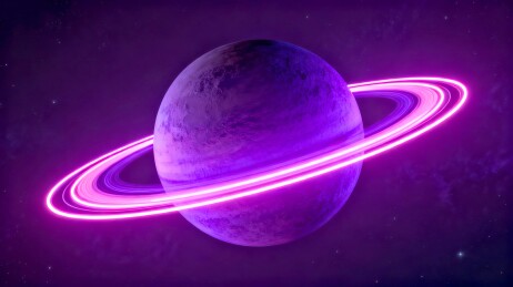 环带行星宇宙天体场景