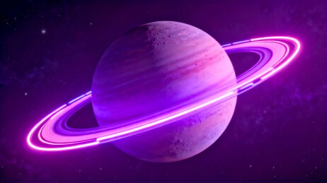 环带行星宇宙天体场景