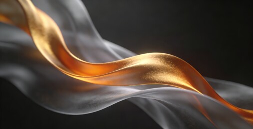 橙黑流体光效纹理