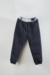 仿羊羔绒厚实保暖束口儿童毛裤