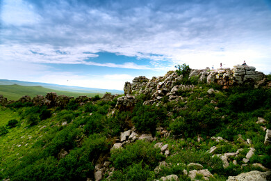 内蒙古呼伦贝尔黑山头景点自然风光