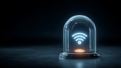 保护罩中的WiFi信号