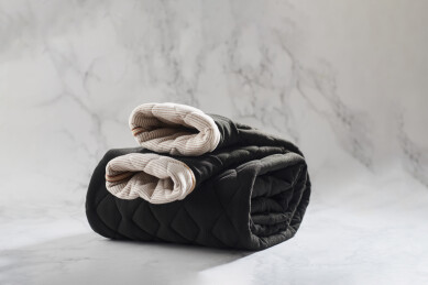 成人菱格羊毛夹棉舒适保暖裤