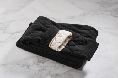 成人菱格羊毛夹棉舒适保暖裤