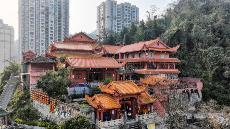 贵州省遵义市红花岗区回龙寺风光
