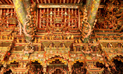 山西小西天悬塑