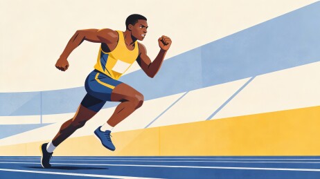 跑道赛跑