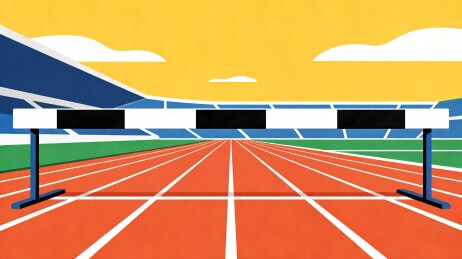 跑道赛跑