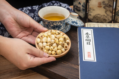 东方中式传统养生医疗中医药材晒干莲子干货