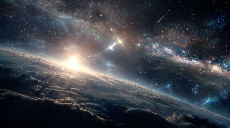 地球之上星空浩瀚