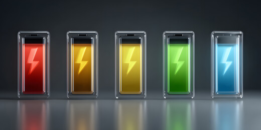 排列整齐的发光图标