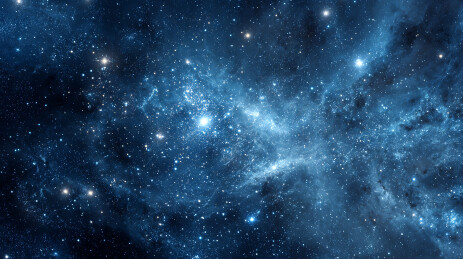 深邃宇宙星云图景