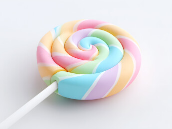 彩色卡通棒棒糖