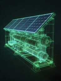 太阳能发电装置结构图