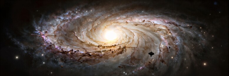 璀璨螺旋星系全景