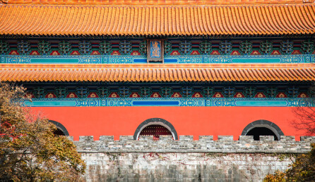 江苏南京钟山风景名胜区明孝陵方城明楼