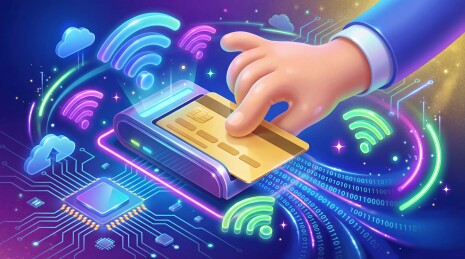 手插信用卡支付科技场景