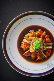 中国美食 生腌酱蟹