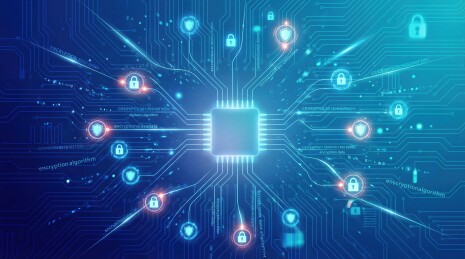 科技电路板加密数据传输图