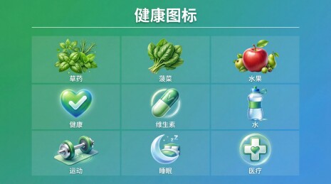 健康图标集合展示