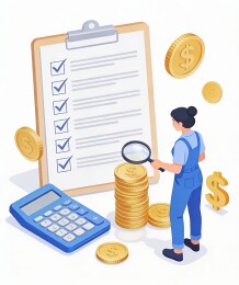 财务审计与费用管理示意图