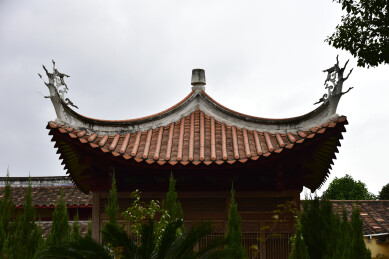 福建省泉州开元寺闽南建筑古建筑屋顶屋檐