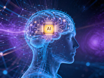 科技感AI人工智能脑机接口设计