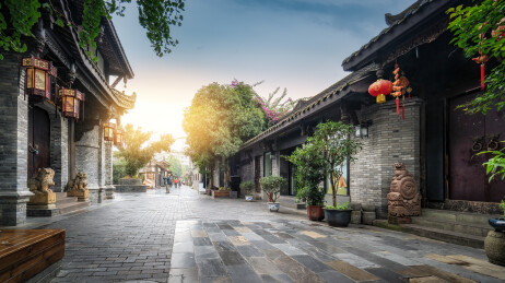 成都宽窄巷子旅行