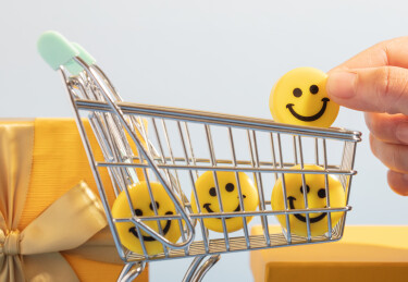 微缩创意情绪消费把笑脸放进购物车