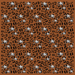 豹纹碎花图案
