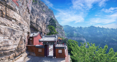 中国山西北岳恒山会仙府
