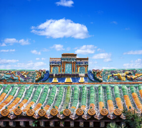 中国山西北岳恒山九天宫