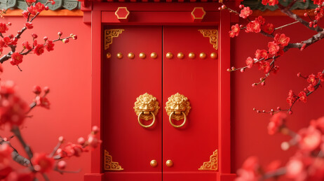 红门金饰梅枝映