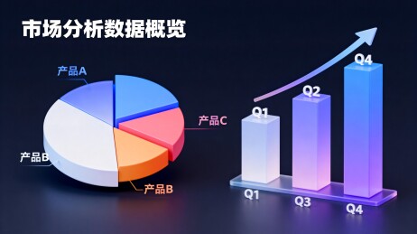市场分析数据图表展示
