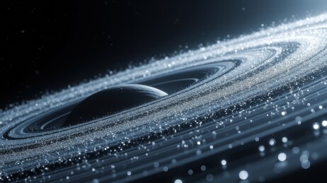 壮观的星系盘景象