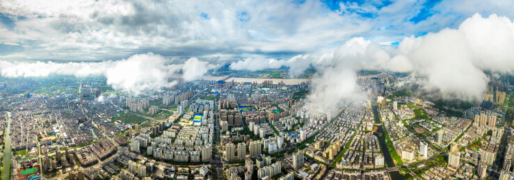 中国温州瑞安全景