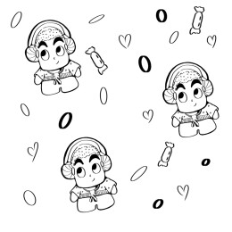 一个可爱的娃娃