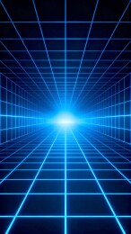 数字隧道未来科技风发布会主视觉
