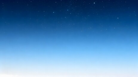 夜空繁星渐变天际线