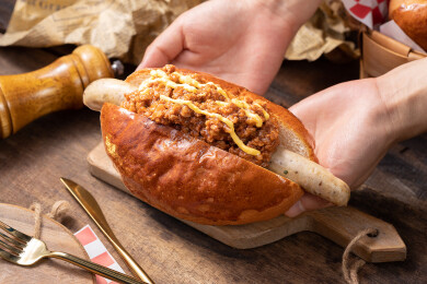 肉酱德式香肠热狗包双重肉感超满足